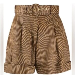 Zimmermann Empire Leopard Shorts (AUS size 1)